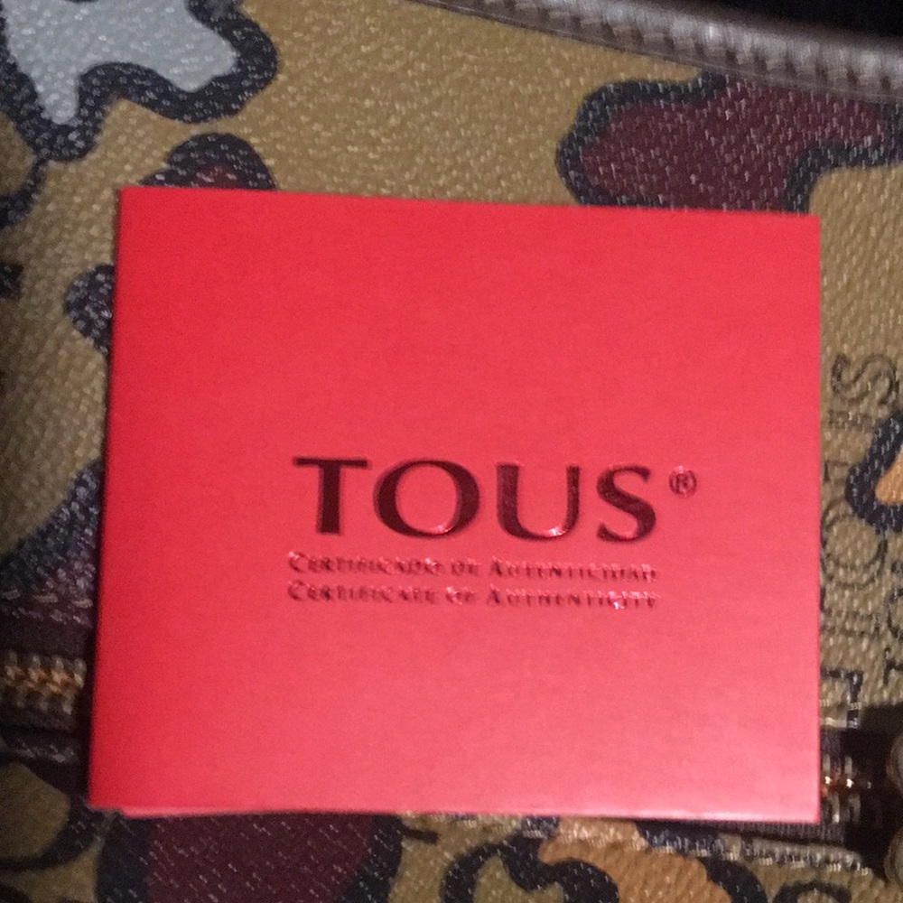 Tous medium size brown tan gray yellow hand bag - Picture 10 of 16
